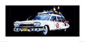 Pyramid Ghostbusters Car Reproducción de arte 50x100cm | Yourdecoration.es