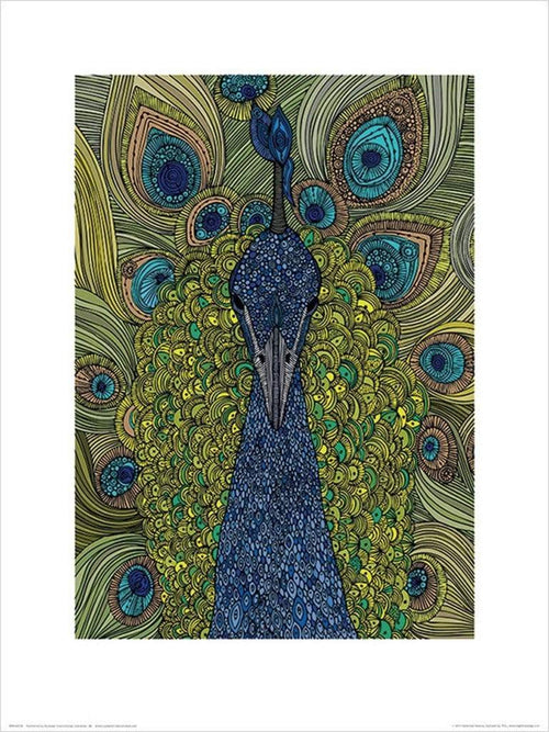 Pyramid Valentina Ramos The Peacock Reproducción de arte 30x40cm | Yourdecoration.es