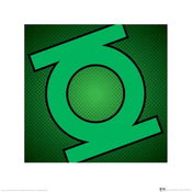 Pyramid DC Comics Green Lantern Symbol Reproducción de arte 40x40cm | Yourdecoration.es