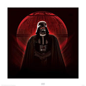 Pyramid Star Wars Rogue One Darth Vader and Death Star Reproducción de arte 40x40cm | Yourdecoration.es