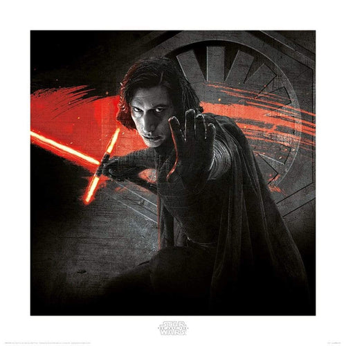 Pyramid Star Wars The Last Jedi Kylo Ren Force Reproducción de arte 40x40cm | Yourdecoration.es