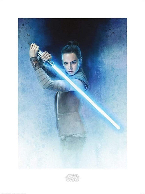 Pyramid Star Wars The Last Jedi Rey Lightsaber Guard Reproducción de arte 60x80cm | Yourdecoration.be