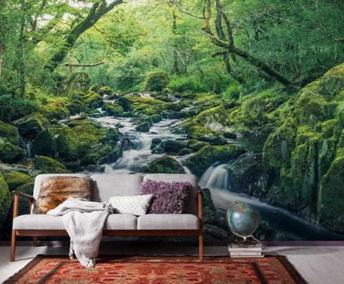 sh056 vd4 komar green tales Fotomural Tejido No Tejido 400x250cm 4 Tiras Ambiente | Yourdecoration.es