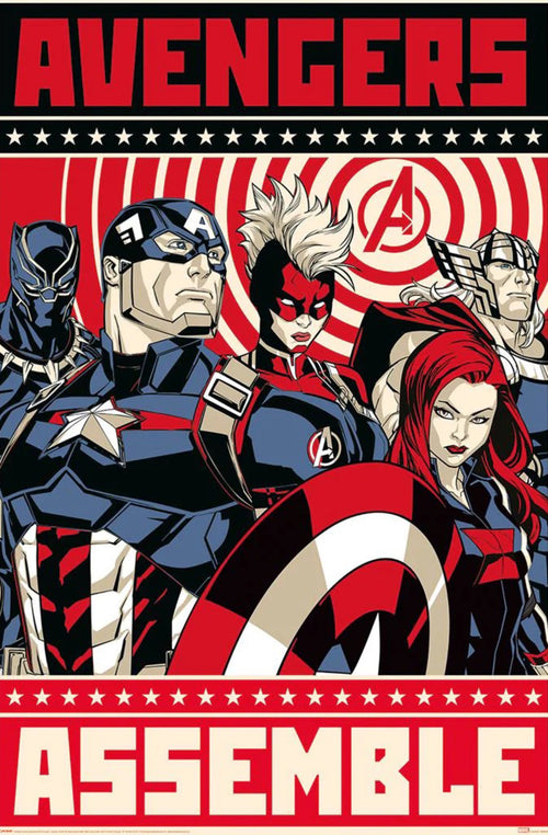 Póster Avengers Assemble 61x91 5cm Pyramid PP35167 | Yourdecoration.es