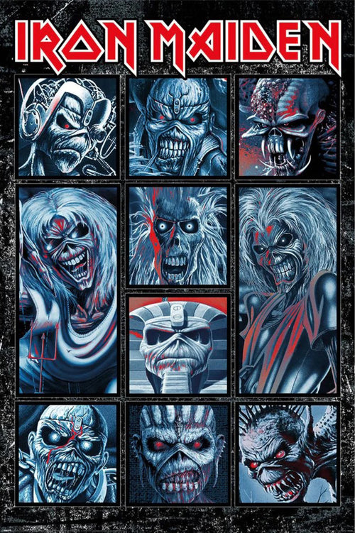 Póster Iron Maiden Ten Eddies 61x91 5cm Pyramid PP35284 | Yourdecoration.es