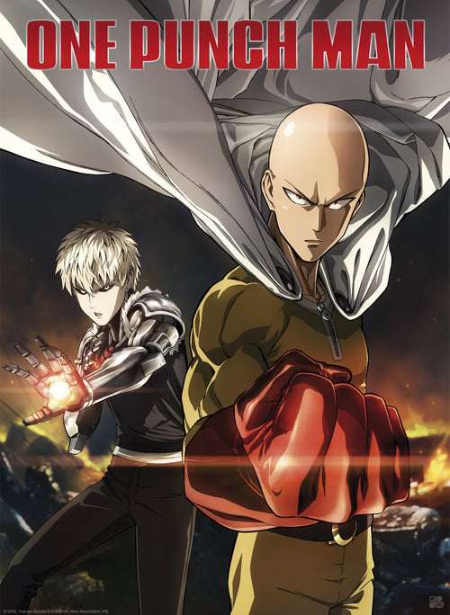 One Punch Man Saitama And Genos Póster 38X52cm | Yourdecoration.es