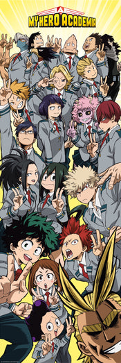 Abystyle My Hero Academia Door Póster Classroom Póster 53X158cm | Yourdecoration.es