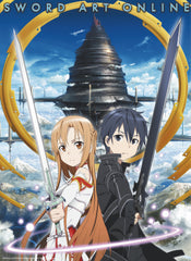 Sword Art Online Asuna And Kirito Aincrad Póster 38X52cm | Yourdecoration.es