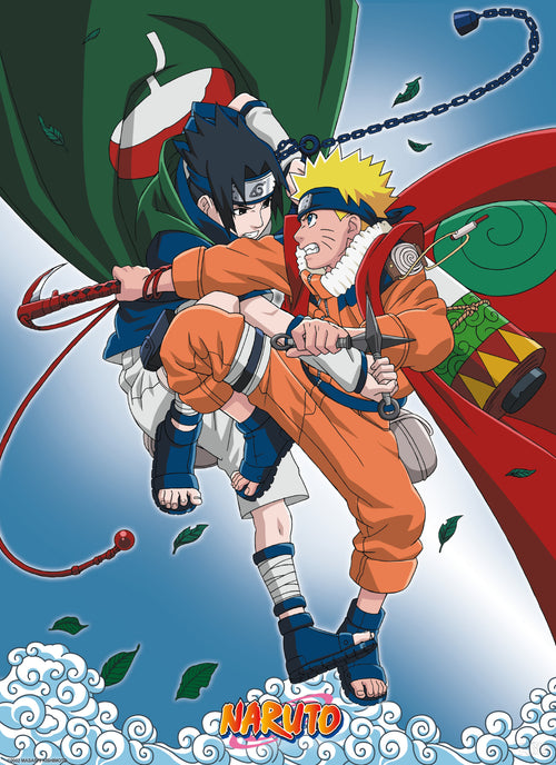 Naruto Naruto Vs Sasuke Póster 38X52cm | Yourdecoration.es