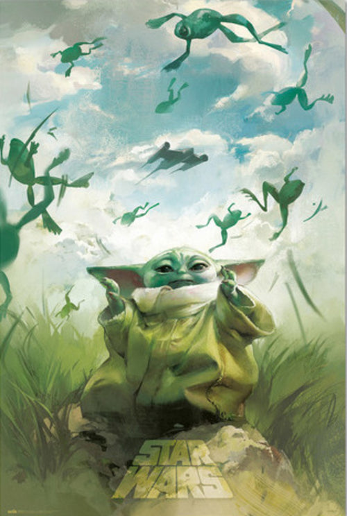 grupo erik gpe5699 star wars grogu training Póster 61x91-5 cm | Yourdecoration.es