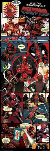 Pyramid Deadpool Panels Póster 53x158cm | Yourdecoration.es