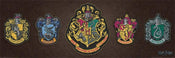 Pyramid Harry Potter Crests Póster 91,5x30,5cm | Yourdecoration.es