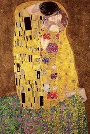 Pyramid Gustav Klimts the Kiss Póster 61x91,5cm | Yourdecoration.es