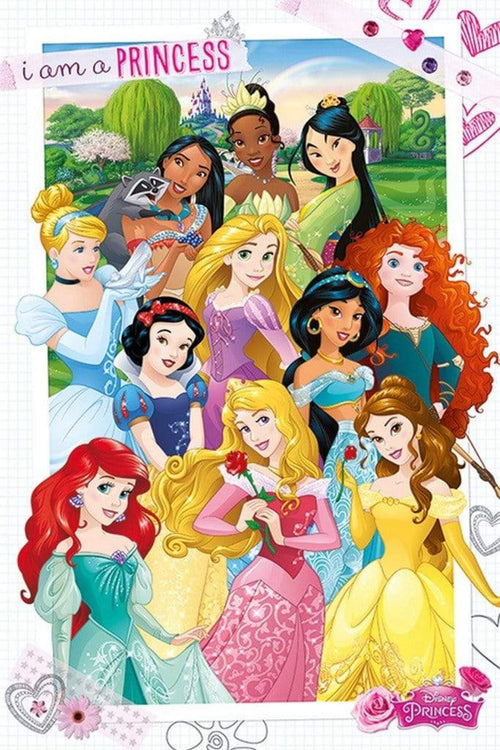 Pyramid Disney Princess I am a Princess Póster 61x91,5cm | Yourdecoration.es