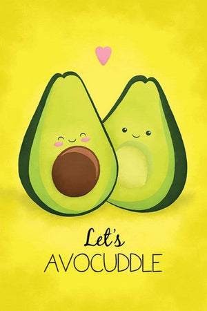 Pyramid Avocado Lets Avocuddle Póster 61x91,5cm | Yourdecoration.es