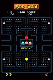 Pyramid Pac Man Maze Póster 61x91,5cm | Yourdecoration.es