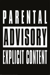 pyramid pp35241 parental advisory explicit content Póster 61x91,5cm | Yourdecoration.es