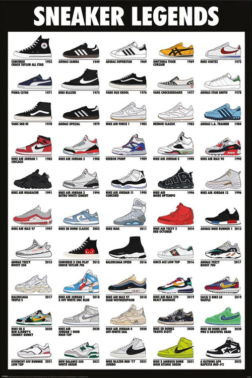 pyramid pp35242 sneaker legends Póster 61x91,5cm | Yourdecoration.es