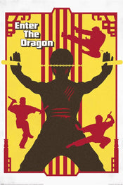 Pyramid Pp35249 Warner Bros Enter The Dragon Póster 61X91,5cm | Yourdecoration.es